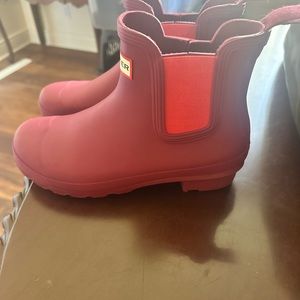 Hunter short rain boots